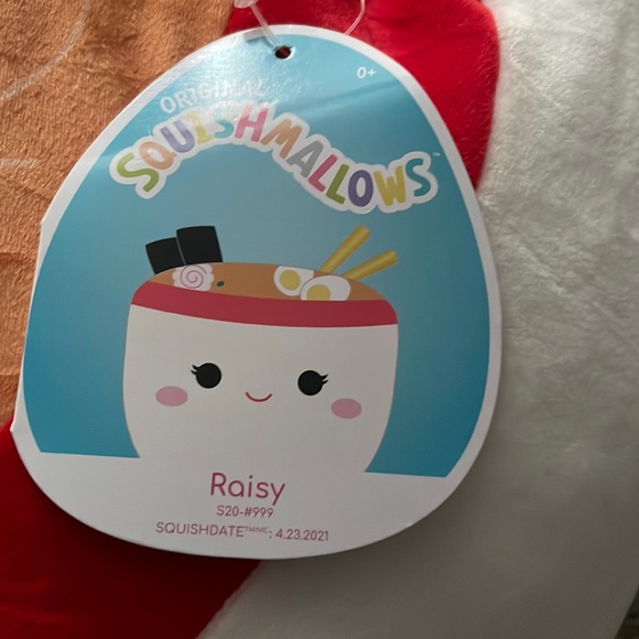 HUGE squishmallows RAISY THE RAMEN noodle - Picture 4 of 6